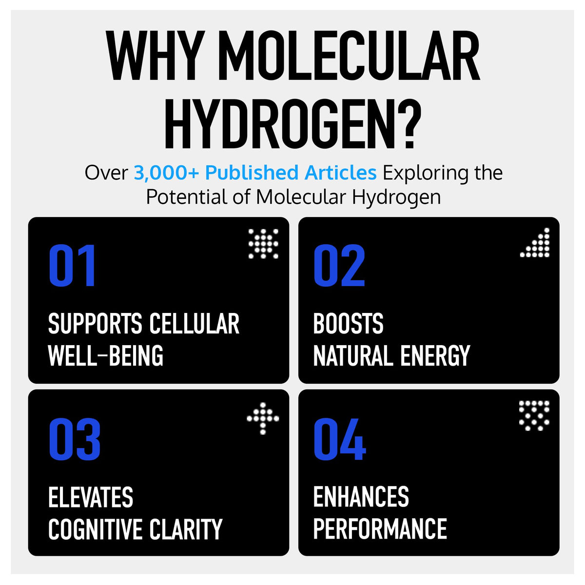 DRINK HRW Tablettes de Hydrogène avec fond naturel