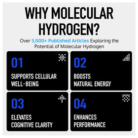 DRINK HRW Tablettes de Hydrogène avec fond naturel