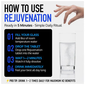 DRINK HRW Tablettes hydrogène dans un environnement naturel
