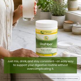 DrNatura Unifiber emballage avec étiquette claire