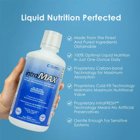 Drucker Labs intraMAX Multivitamines Liquides 415+ Nutriments 32 oz avec verre