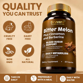 Druvara Capsules de Melon Amer, emballage et capsules