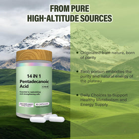 DTORUNI Acide Pentadécanoïque capsules en main