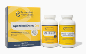Duo Optimisé Énergie Researched Nutritionals emballage