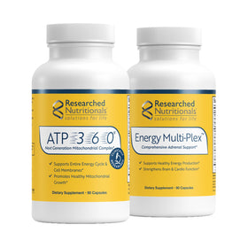 Duo Optimisé Énergie Researched Nutritionals vue de face