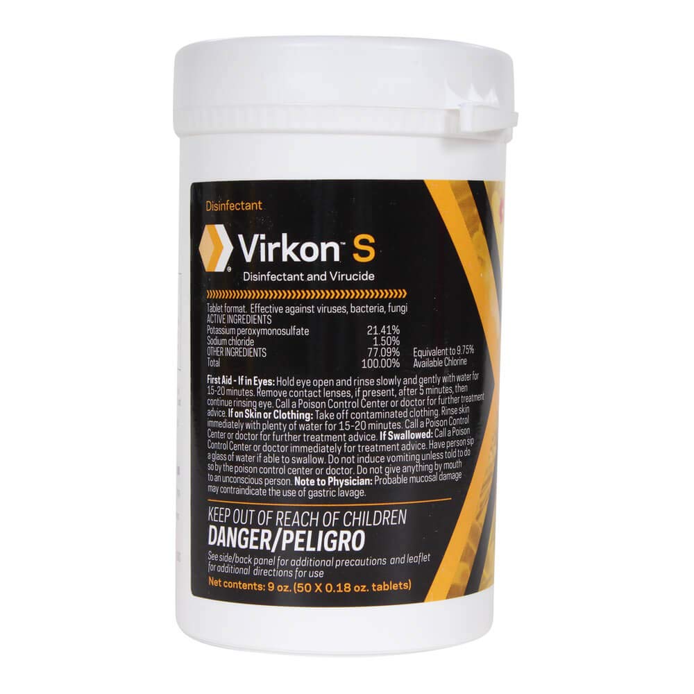 DuPont Virkon S 50 comprimés avec emballage