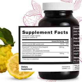 Durable Coeur 1000 mg, présentation des capsules sur une table