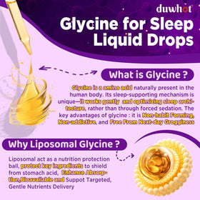duwhot Glycine Liposomale - Gouttes dans une cuillère