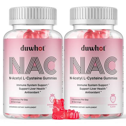 duwhot Gommes NAC 600mg vue de face avec emballage