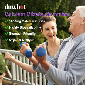duwhot Gummies de Citrate de Calcium 1000mg avec une cuillère