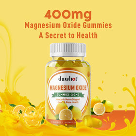 duwhot Gummies de Magnésium 400mg, prise en main pour démonstration