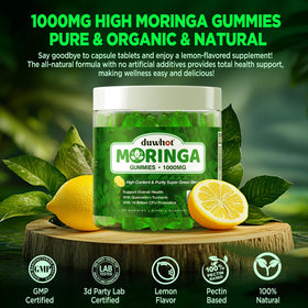 duwhot gummies Moringa bio 1000mg présentation des gummies