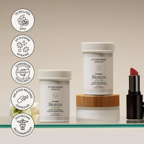 Dynamic Biotics+ pour Femmes, présentation des capsules et de la bouteille