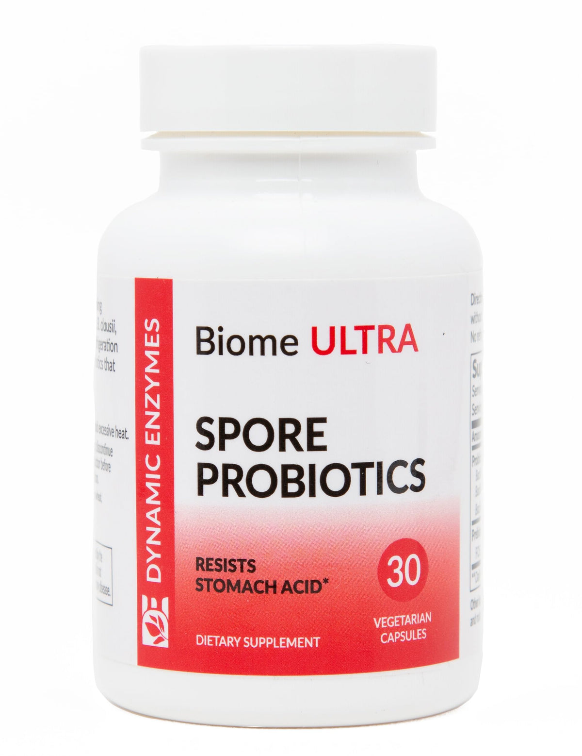 Dynamic Enzymes Biome Ultra Probiotique 30 capsules vue avant