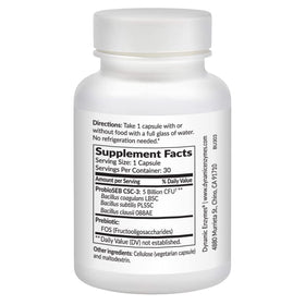 Dynamic Enzymes Biome Ultra Probiotique capsules ouvertes