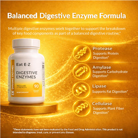 Dynamic Enzymes Eat E-Z capsules sur une table