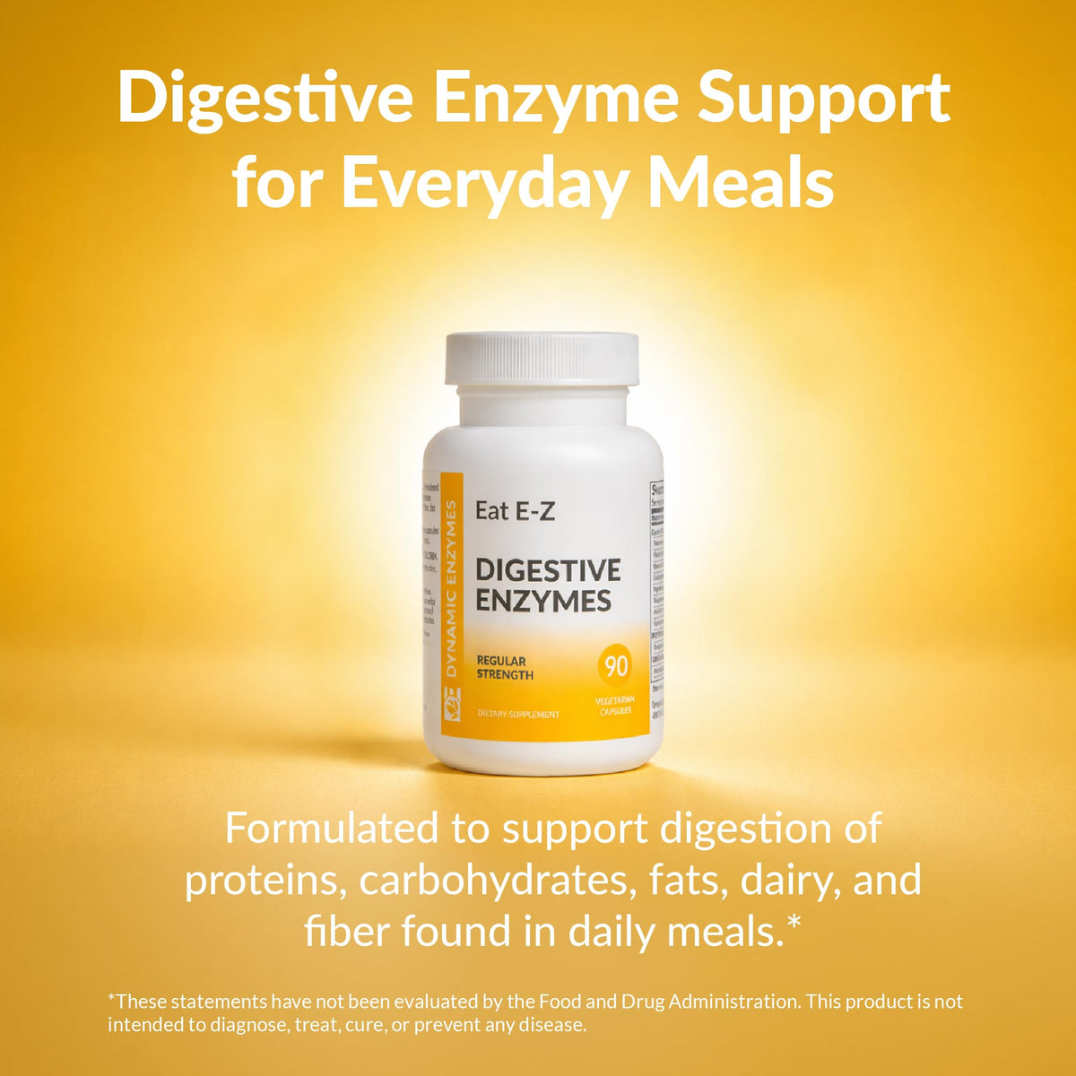 Dynamic Enzymes Eat E-Z capsules végétariennes