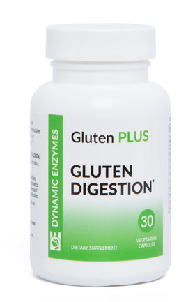 Dynamic Enzymes Gluten Plus 30 capsules végétales, vue de face