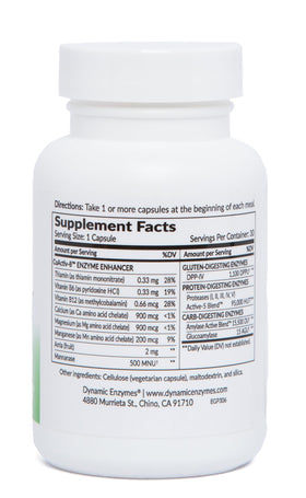 Dynamic Enzymes Gluten Plus, capsules dans un environnement de cuisine