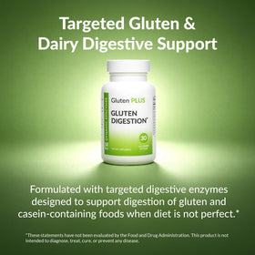 Dynamic Enzymes Gluten Plus capsules végétales, vue arrière