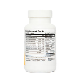 Dynamic Enzymes Natto ACTIV capsules en gros plan