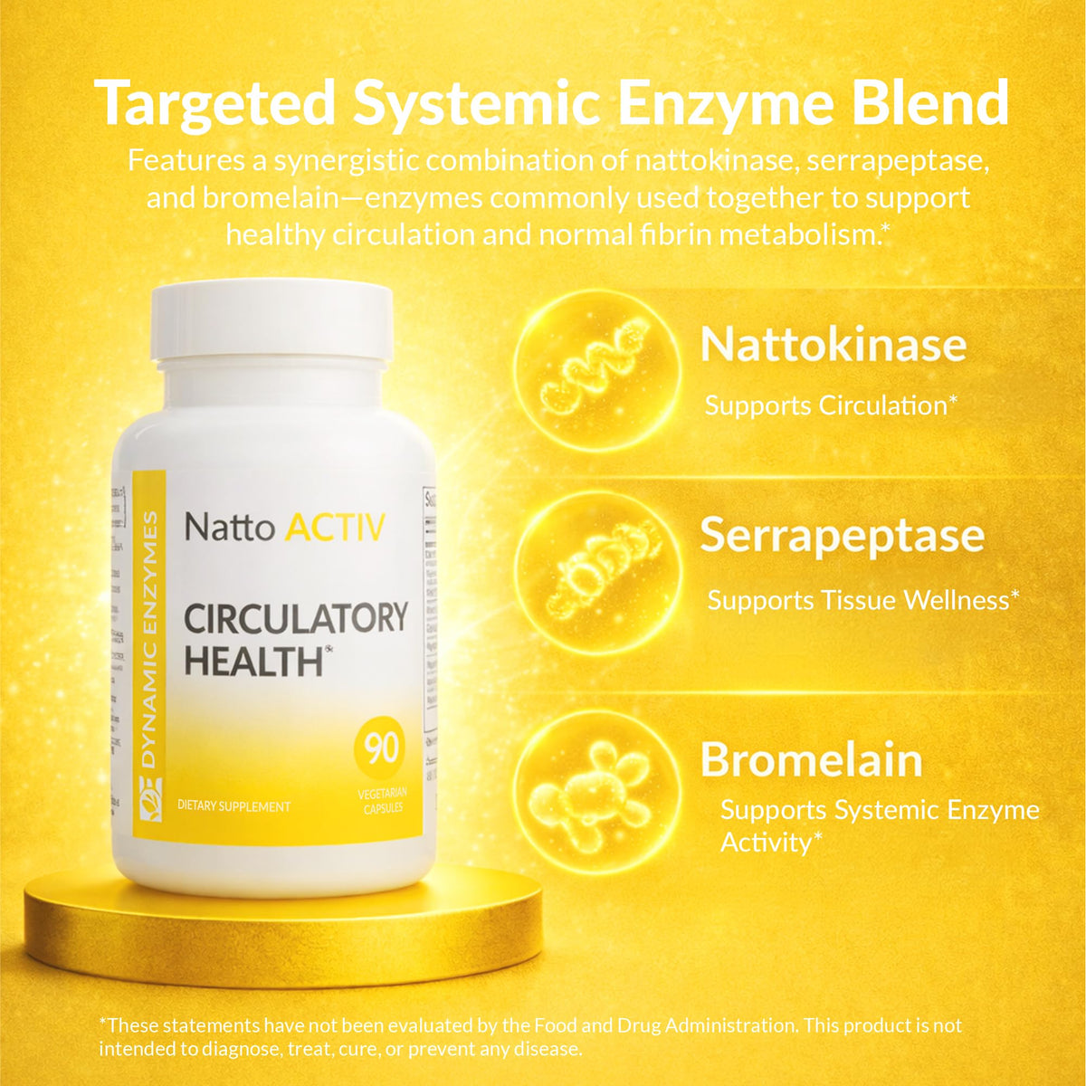 Dynamic Enzymes Natto ACTIV flacon ouvert