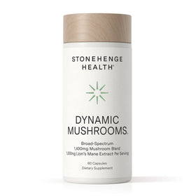 Dynamic Mushrooms de Stonehenge Health, boîte de 60 gélules vue de face