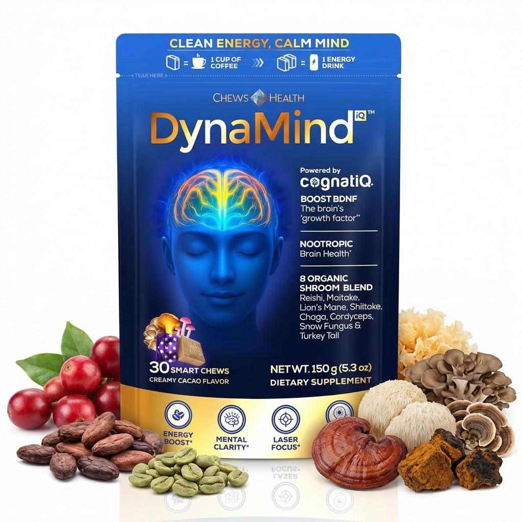 DynaMind iQ Complément Cérébral en chews, emballage avant