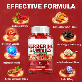 Dytiva Bloom Gummies Berberine 2000mg en main, présentation du produit