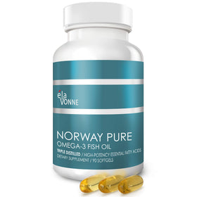 E´LAVONNE huile de poisson Omega-3 2400mg gélules avant