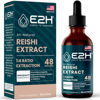 E2H Complément Alimentaire Champignon Reishi 60 ml avant