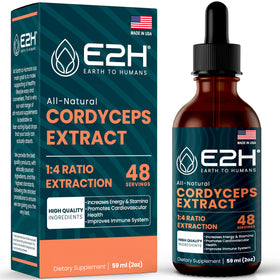 E2H Cordyceps Complément Alimentaire 60 ml - vue avant