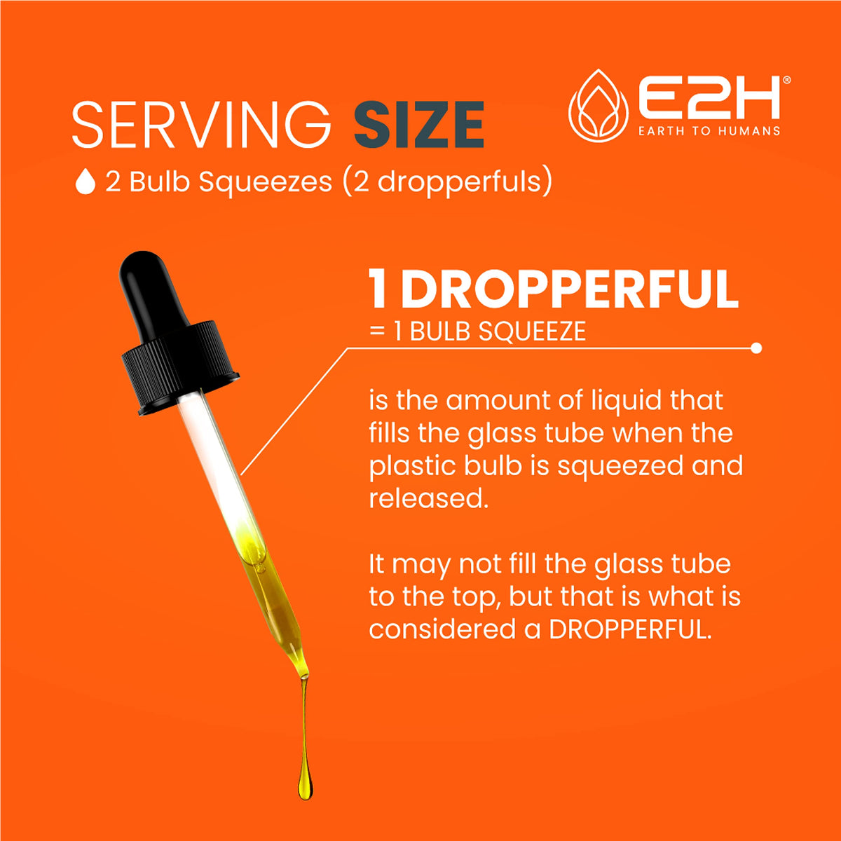 E2H Curcuma Liquide 60 ml avec un verre d'eau