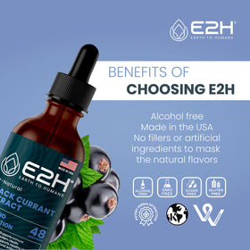 E2H Extrait de Cassis Naturel dans son emballage