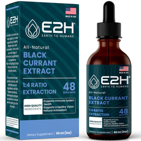 E2H Extrait Naturel de Cassis 2 oz vue de face