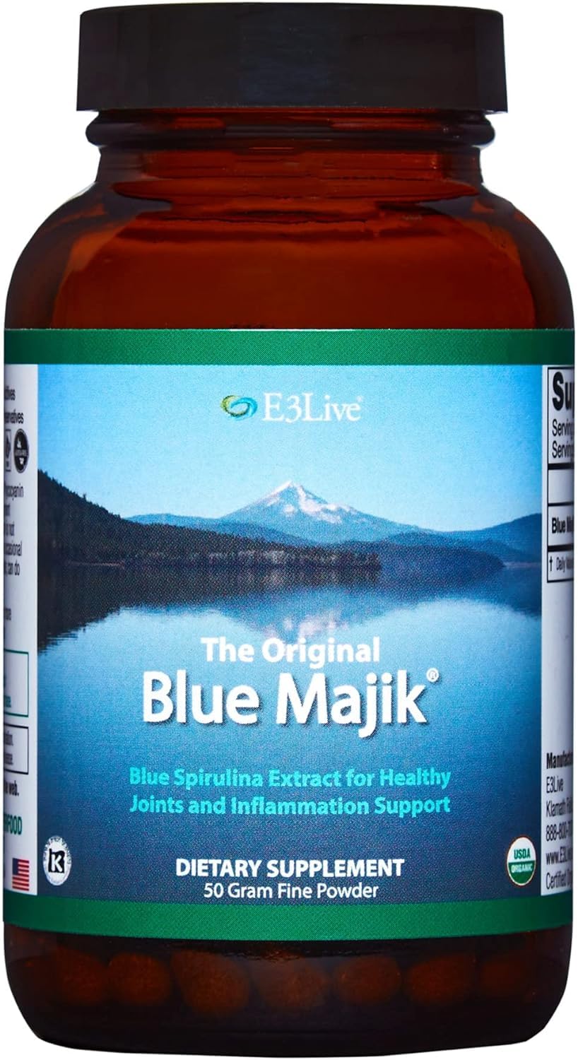 E3LIVE Blue Majik 60 g sachet de poudre de spiruline
