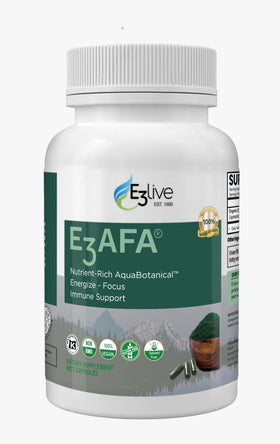 E3LIVE E3AFA 90ct paquet avant avec algues AFA