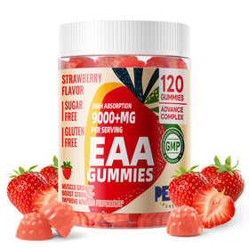 EAA Gummies Pets Purest 120 gummies fraise vue de face