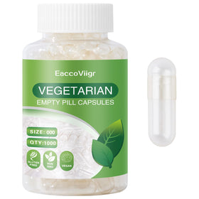 EaccoViigr capsules vides taille 000, vue de face avec emballage transparent