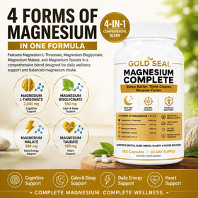 EARFORU magnésium 120 comprimés près d'un verre d'eau