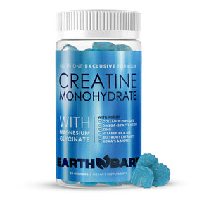 Earth Bare Gummies Creatine Monohydrate et Magnésium Glycinate, vue de face