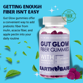 Earth Bare Gummies Prébiotiques 60 Gouttes Saveur Baie emballage