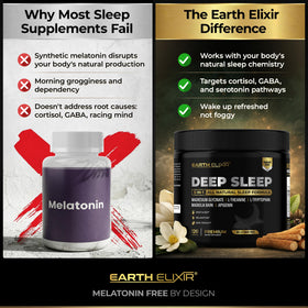 Earth Elixir Aide au Sommeil sans Mélatonine, capsules végétaliennes