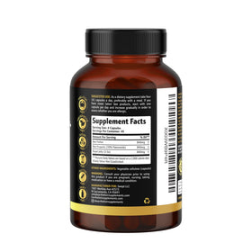 Earth Elixir Pollen d'Abeille 3-en-1 étiquette détaillant les ingrédients