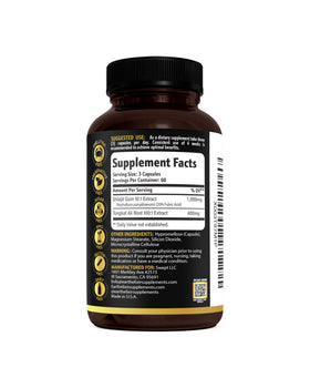 Earth Elixir Shilajit et Tongkat Ali capsules dans un environnement naturel