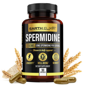 Earth Elixir Spermidine 1200mg 90 capsules vue de face