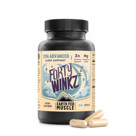 Earth Fed Muscle Forty Winkz ZMA 60 capsules vue de face