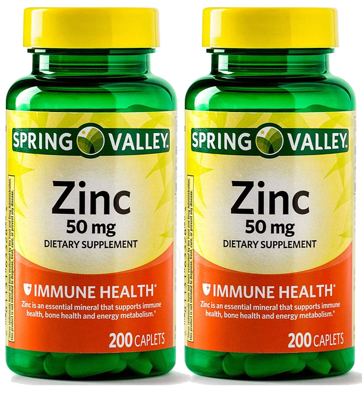 Earth&ME zinc 50 mg 200 comprimés vue de face