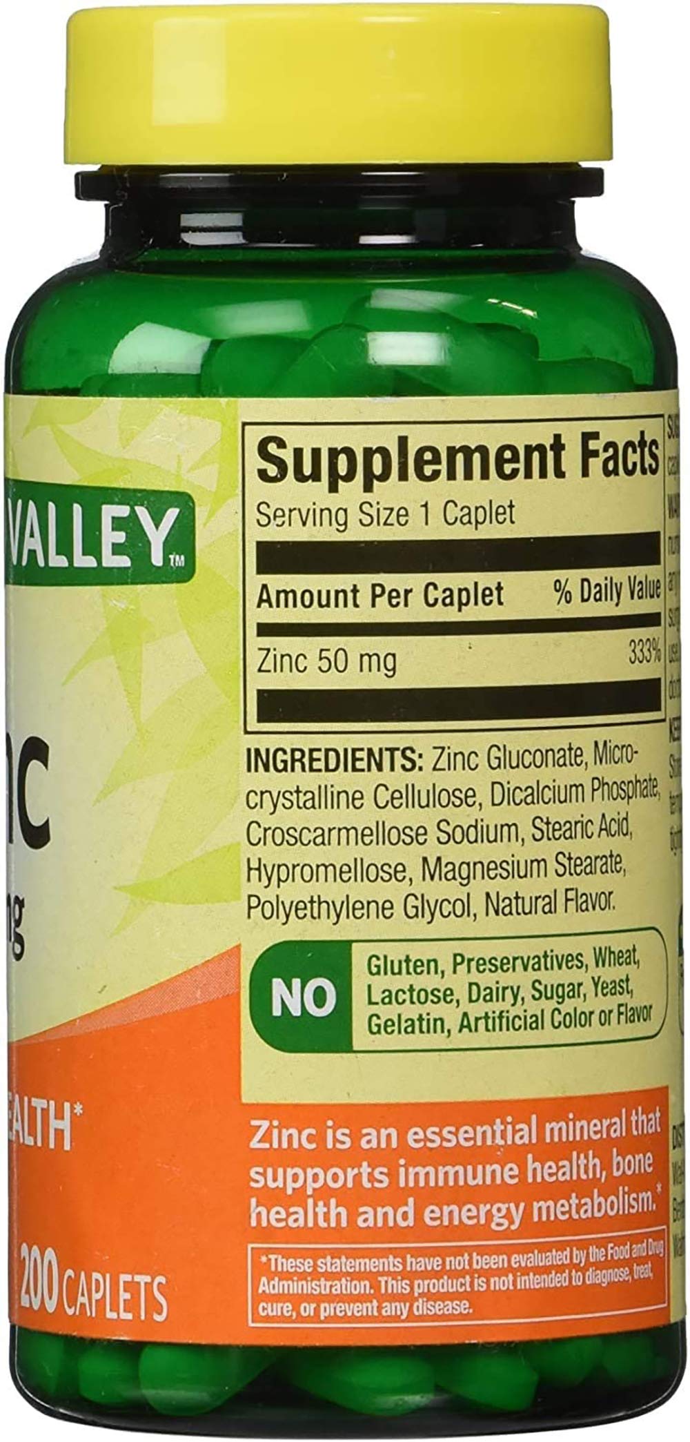 Earth&ME zinc 50 mg comprimés à côté d'autres compléments