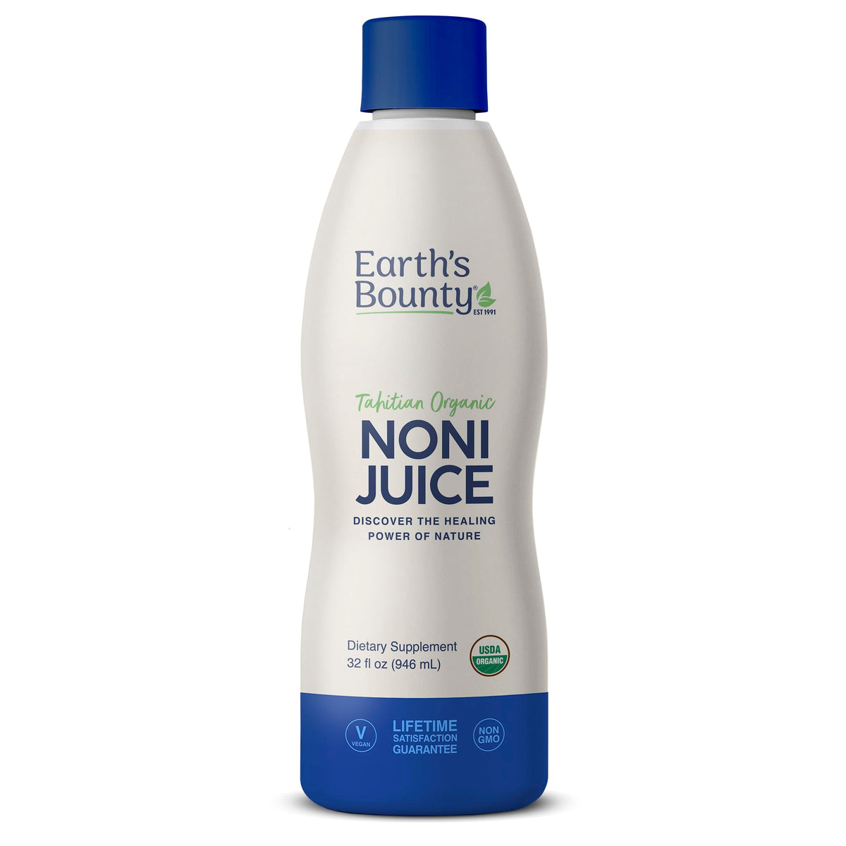 Earth's Bounty Jus de Noni Bio Tahitien 946ml vue avant